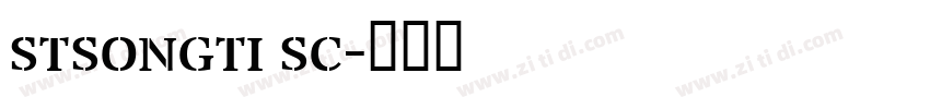 stsongti sc字体转换